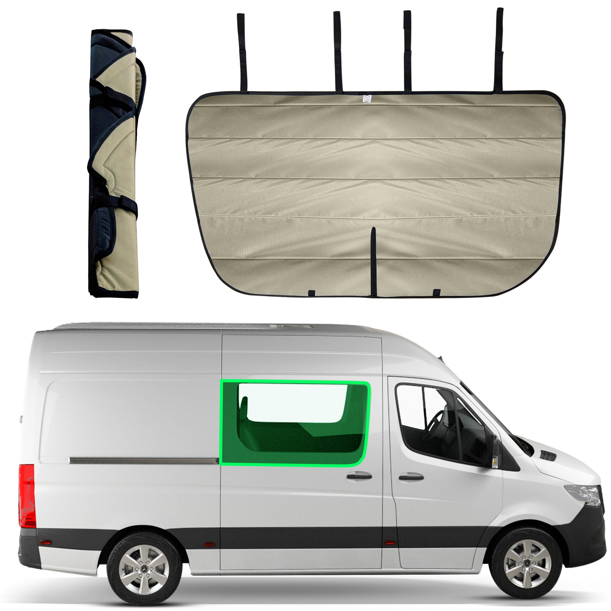 Insulated Blackout Side Door Window Cover