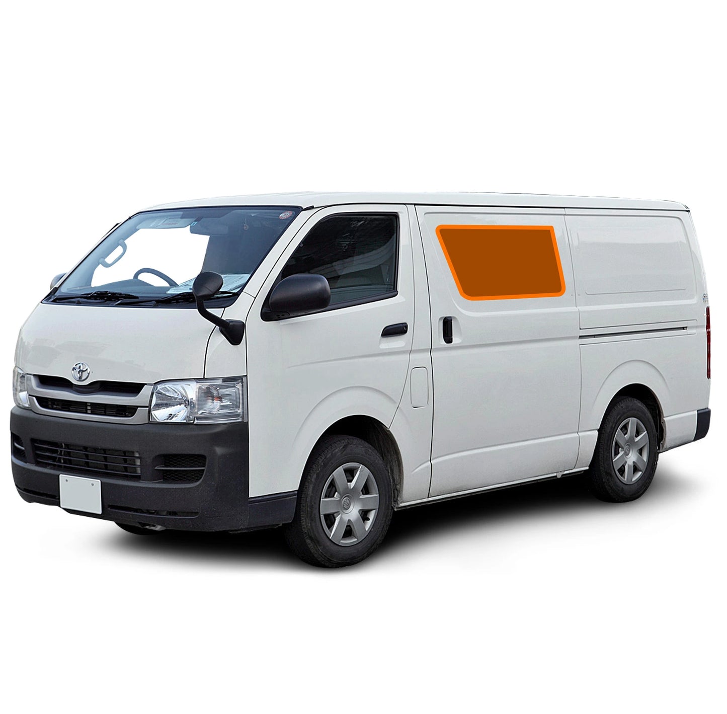 Toyota Hiace H200 Window Cover - Sliding Door Window