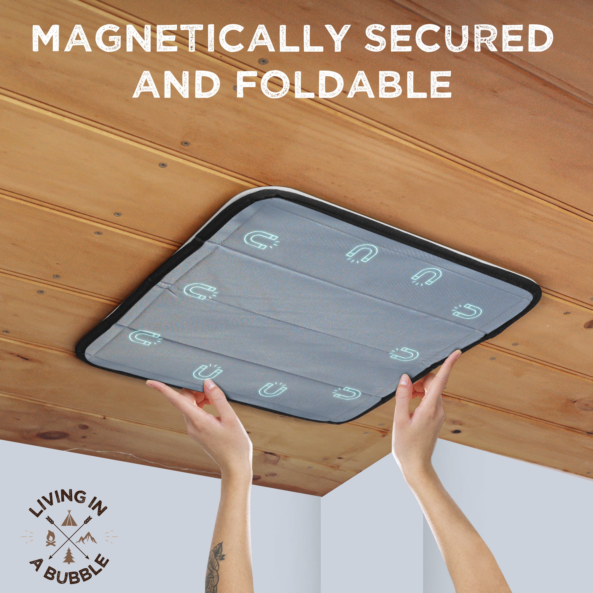 Insulated Blackout Roof Fan Vent Cover