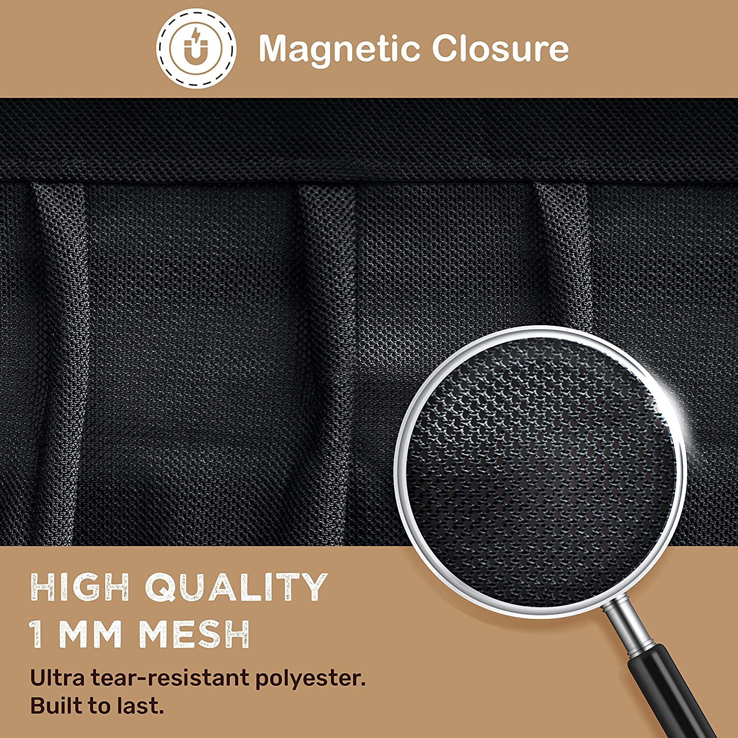 Magnetic Fly Screen 2 Products Bundle - Large Size