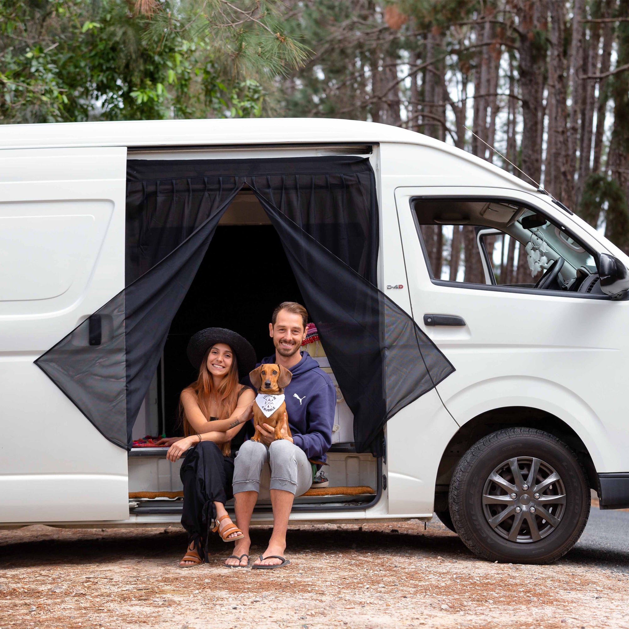 Magnetic Side Door Van Fly Screen - Standard Size